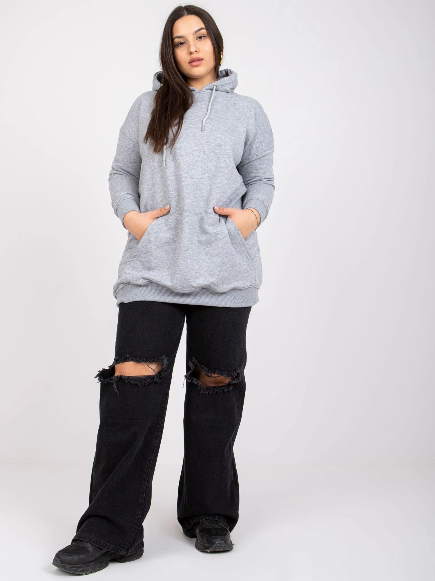 Basic Feel Good Megztinis-RV-BL-6338.19X-pilkas