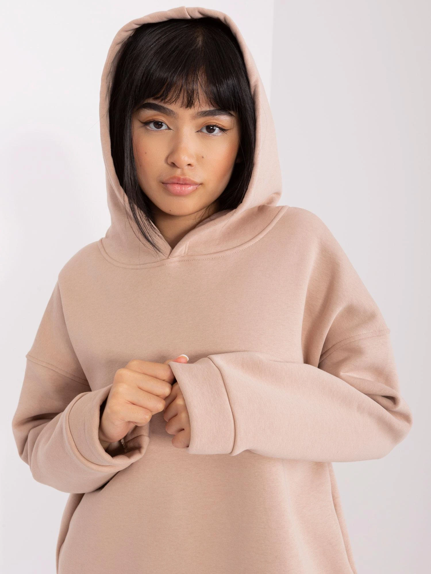 Basic Feel Good Megztinis-RV-BL-8042.00P-tamsiai smėlio spalvos