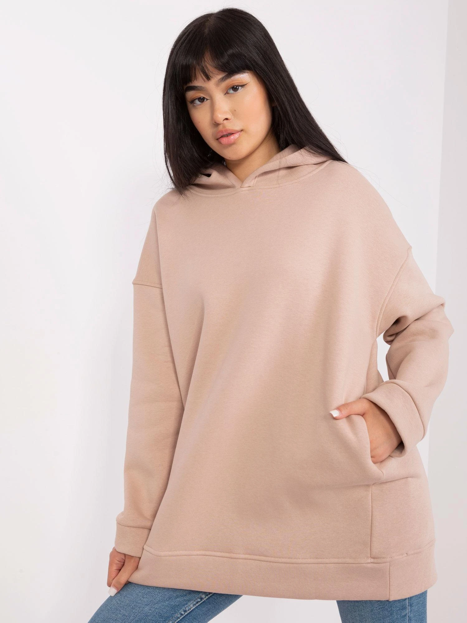 Basic Feel Good Megztinis-RV-BL-8042.00P-tamsiai smėlio spalvos