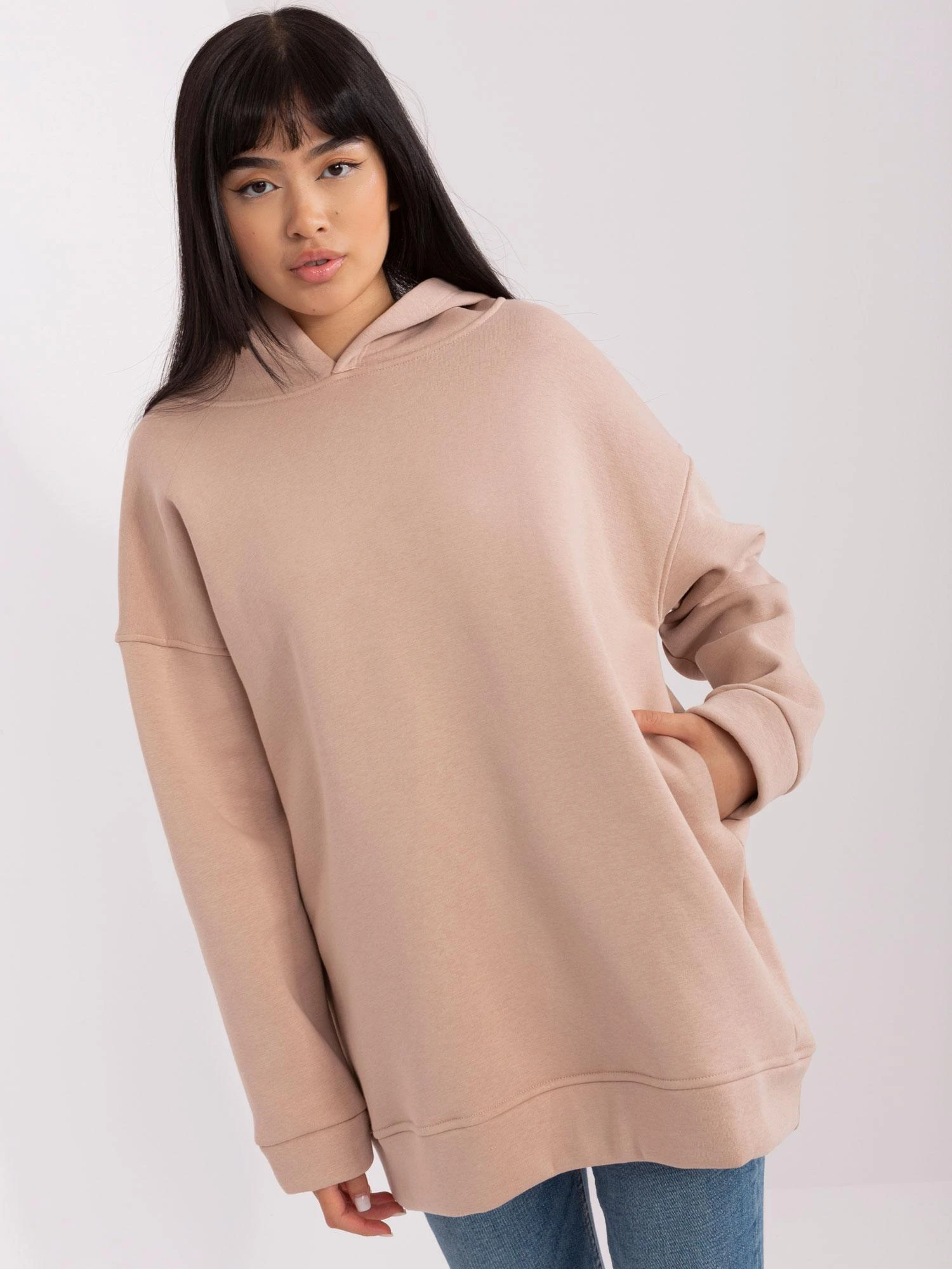 Basic Feel Good Megztinis-RV-BL-8042.00P-tamsiai smėlio spalvos
