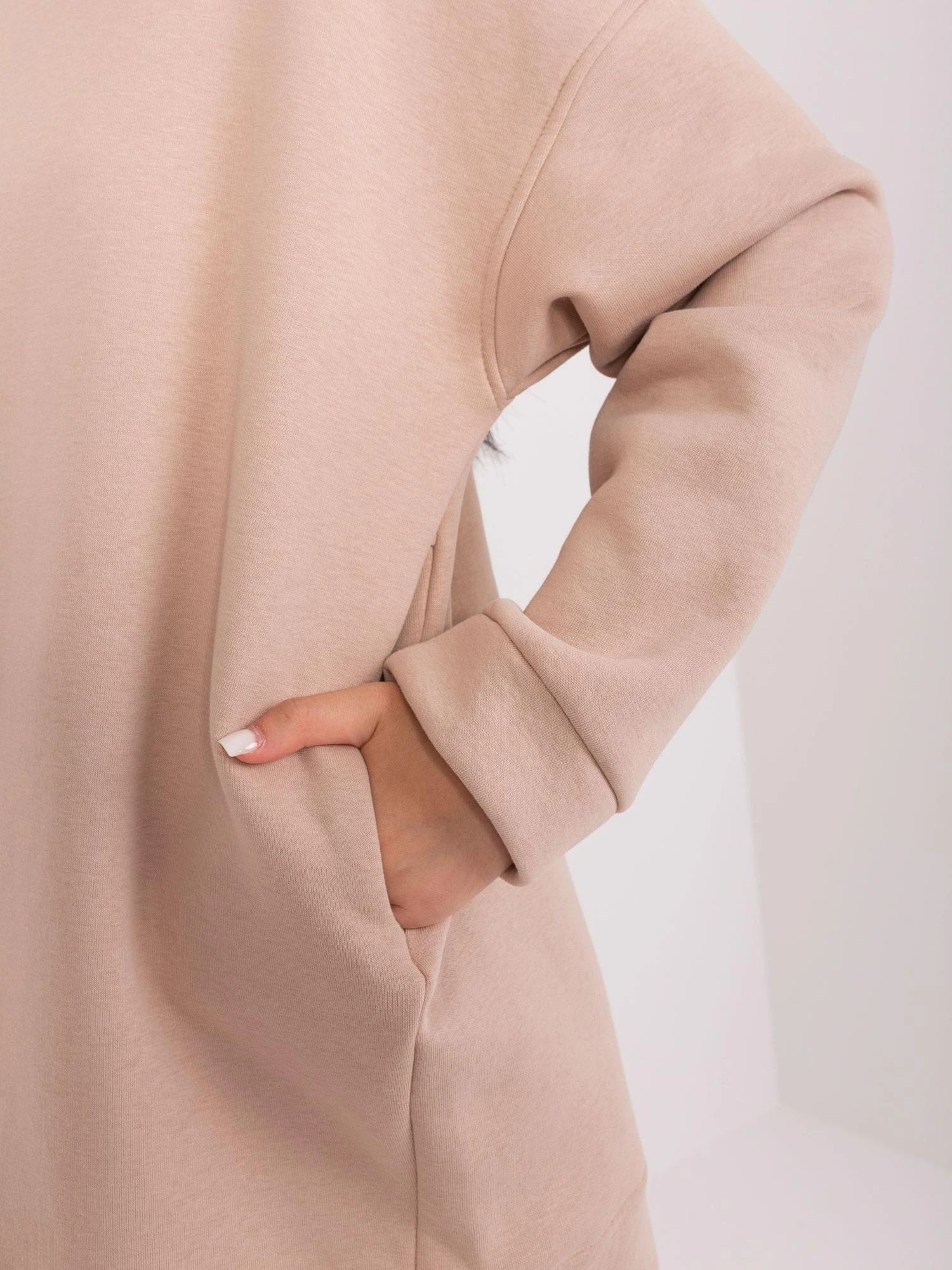 Basic Feel Good Megztinis-RV-BL-8042.00P-tamsiai smėlio spalvos