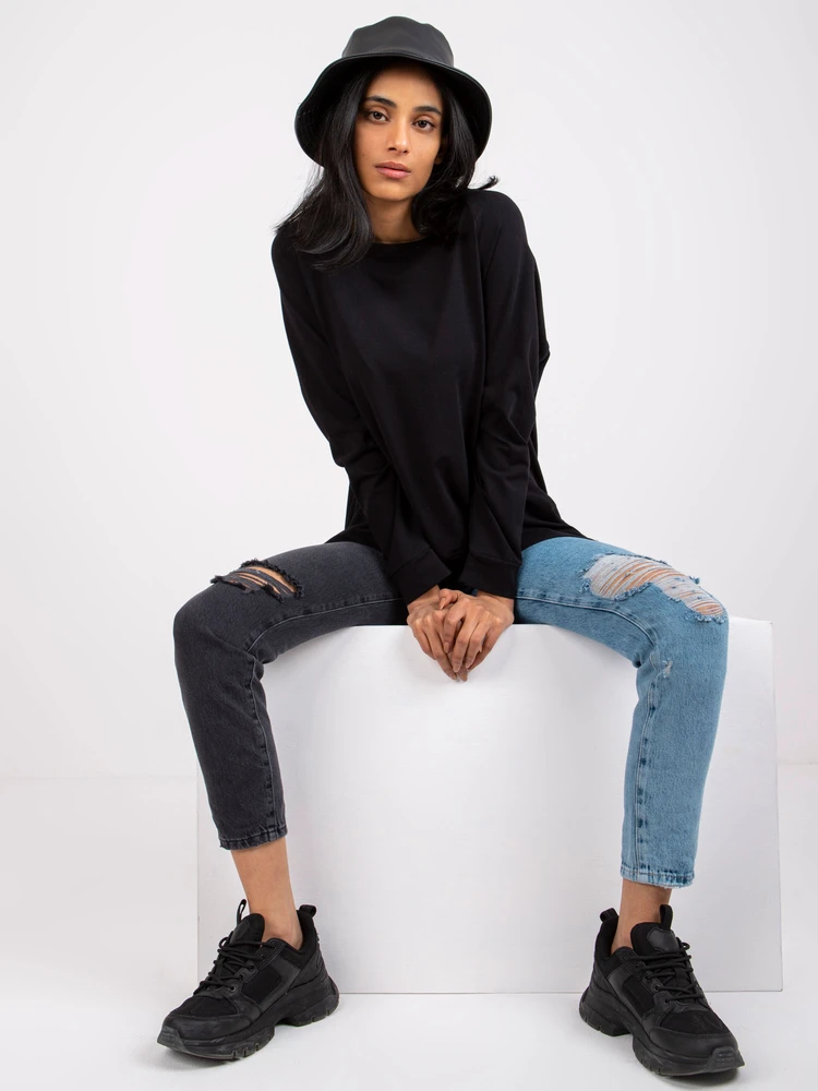 Basic Feel Good Bluza-RV-BZ-5228.16-juoda