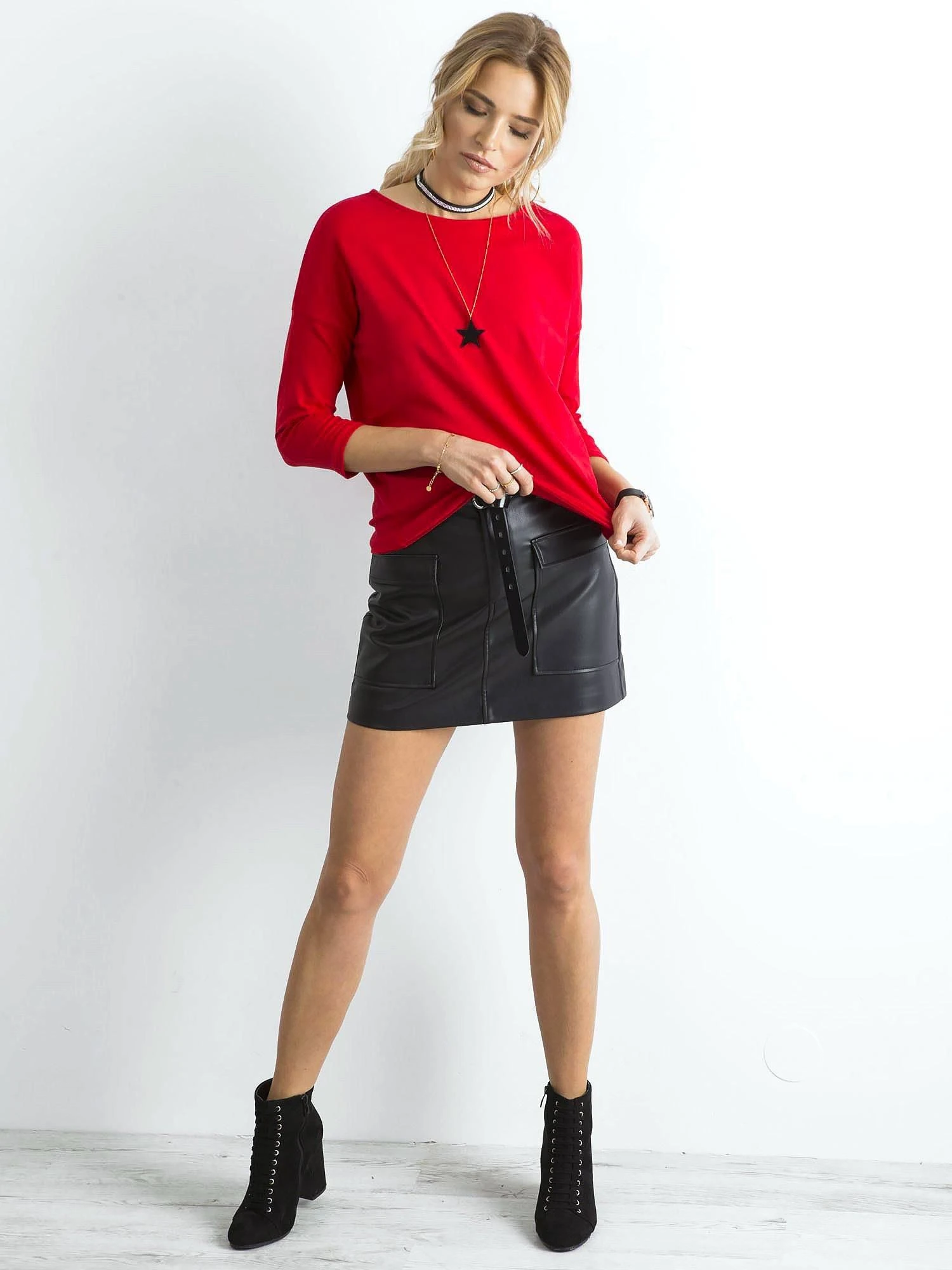 Basic Feel Good Palaidinė-RV-BZ-4661.42P-raudona