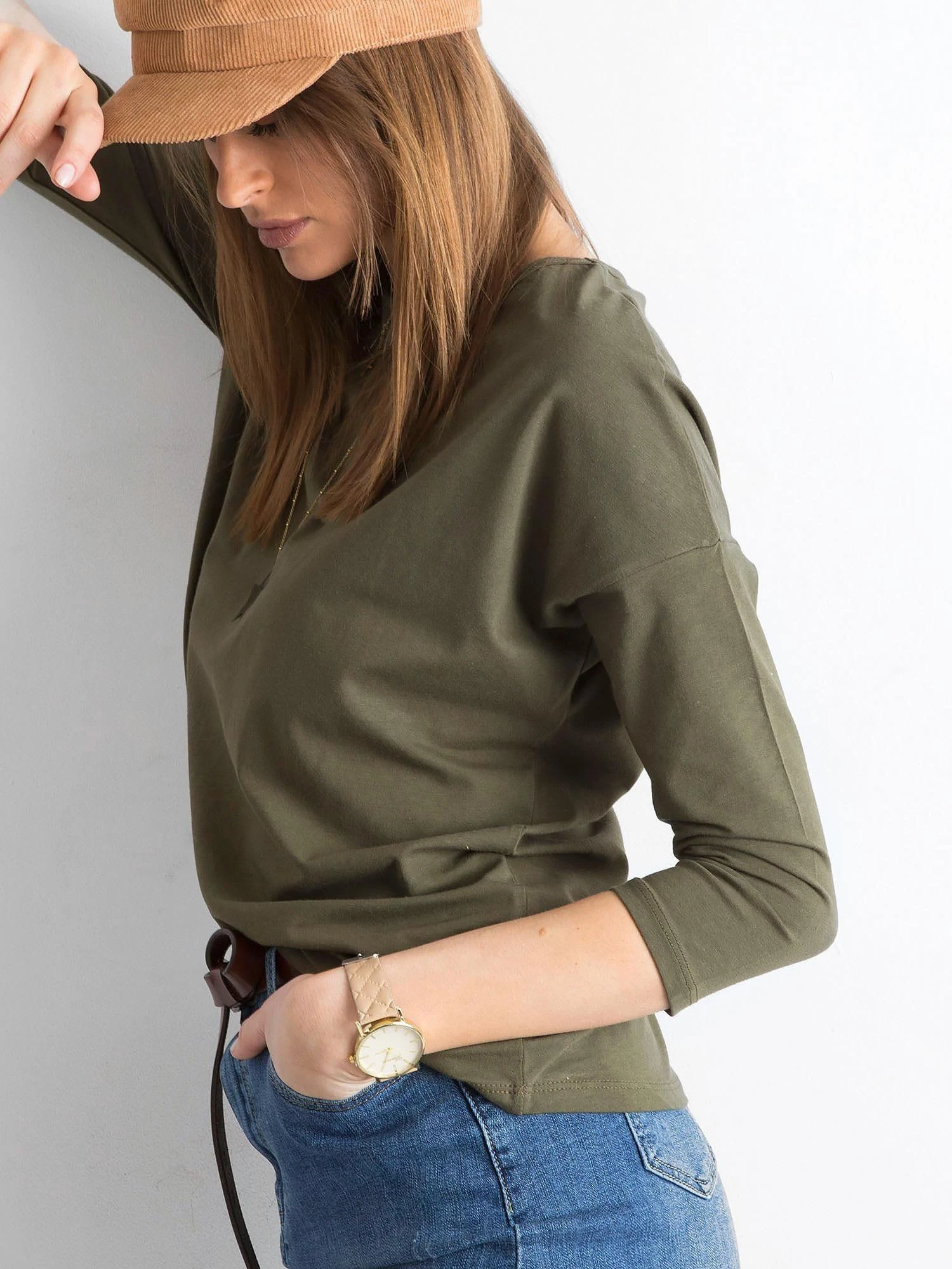 Basic Feel Good Palaidinė-RV-BZ-4661.53P-chaki