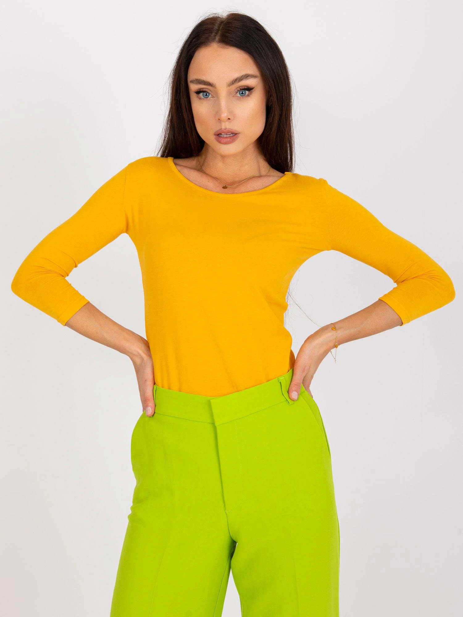 Basic Feel Good Palaidinė-RV-BZ-4690.68-tamsiai geltona