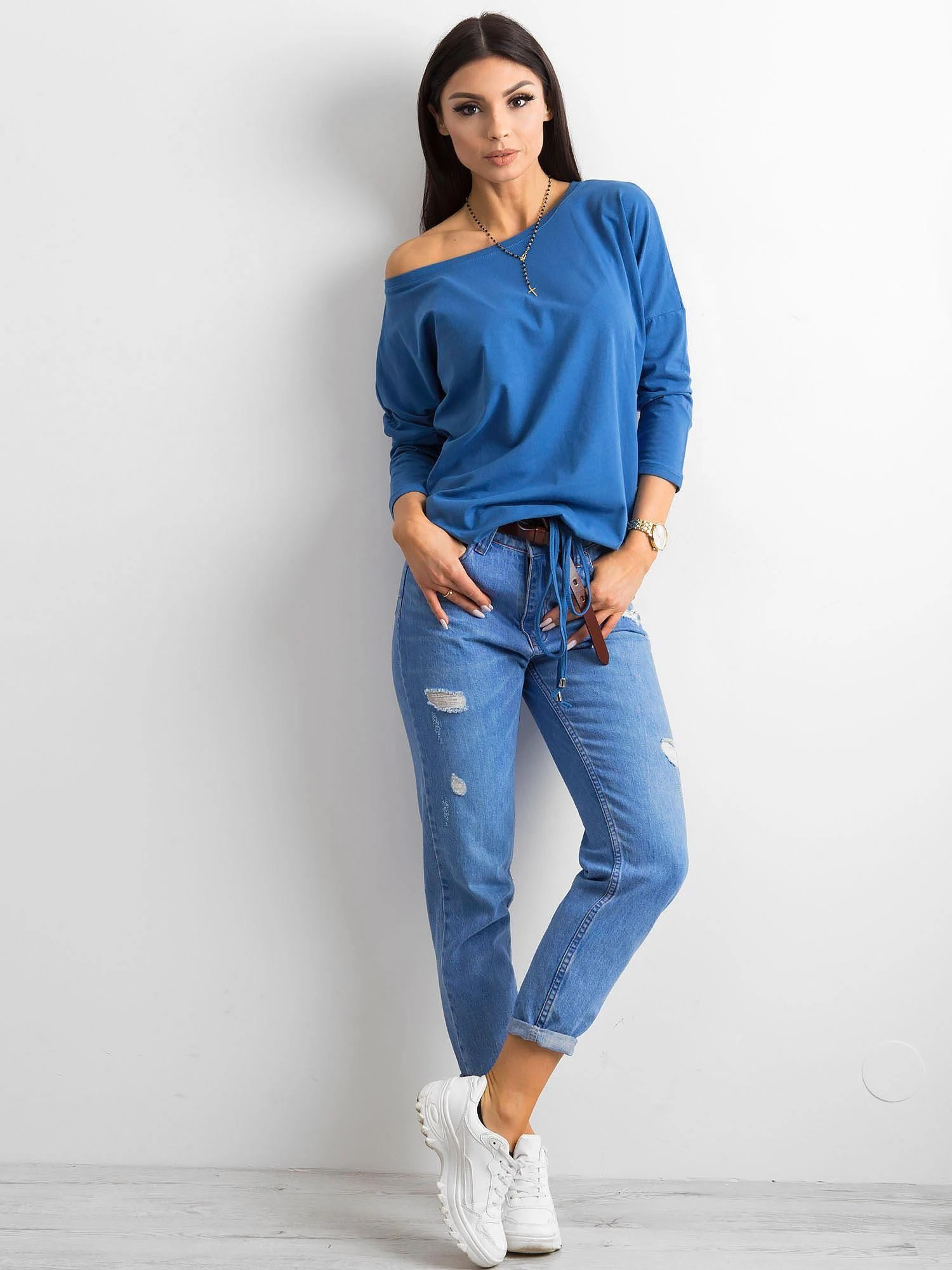 Basic Feel Good Palaidinė-RV-BZ-4691.45P-tamsiai mėlyna