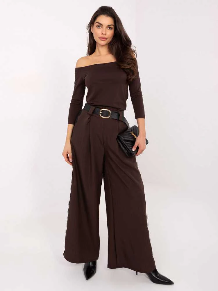 Basic Feel Good Bluzka-RV-BZ-4692.08X-ciemny ruda