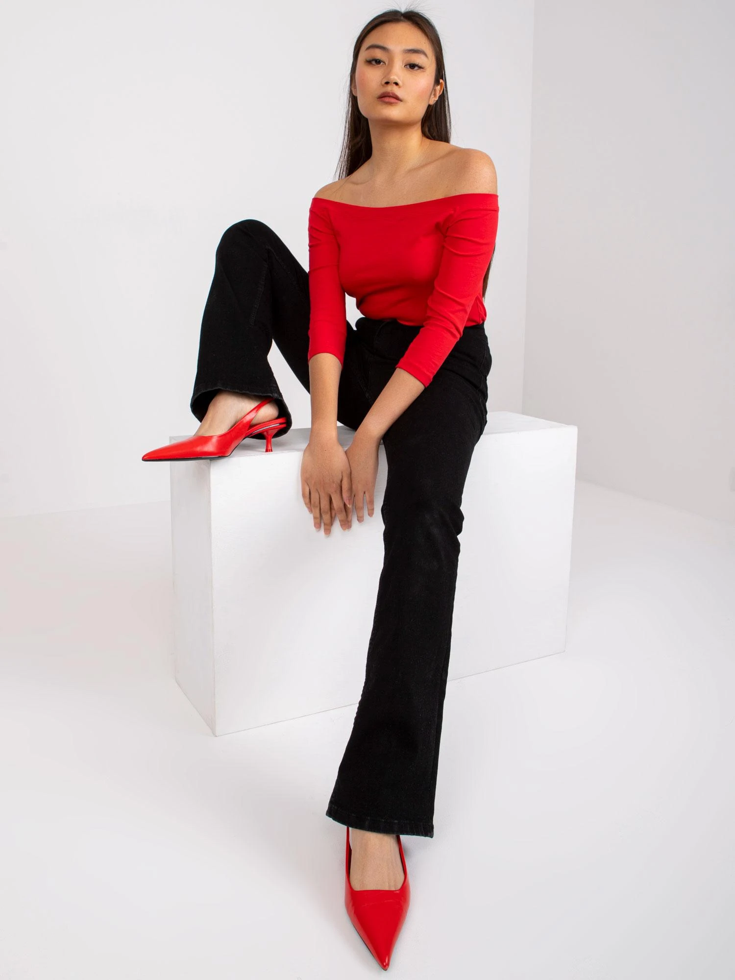 Basic Feel Good Palaidinė-RV-BZ-4692.56-raudona