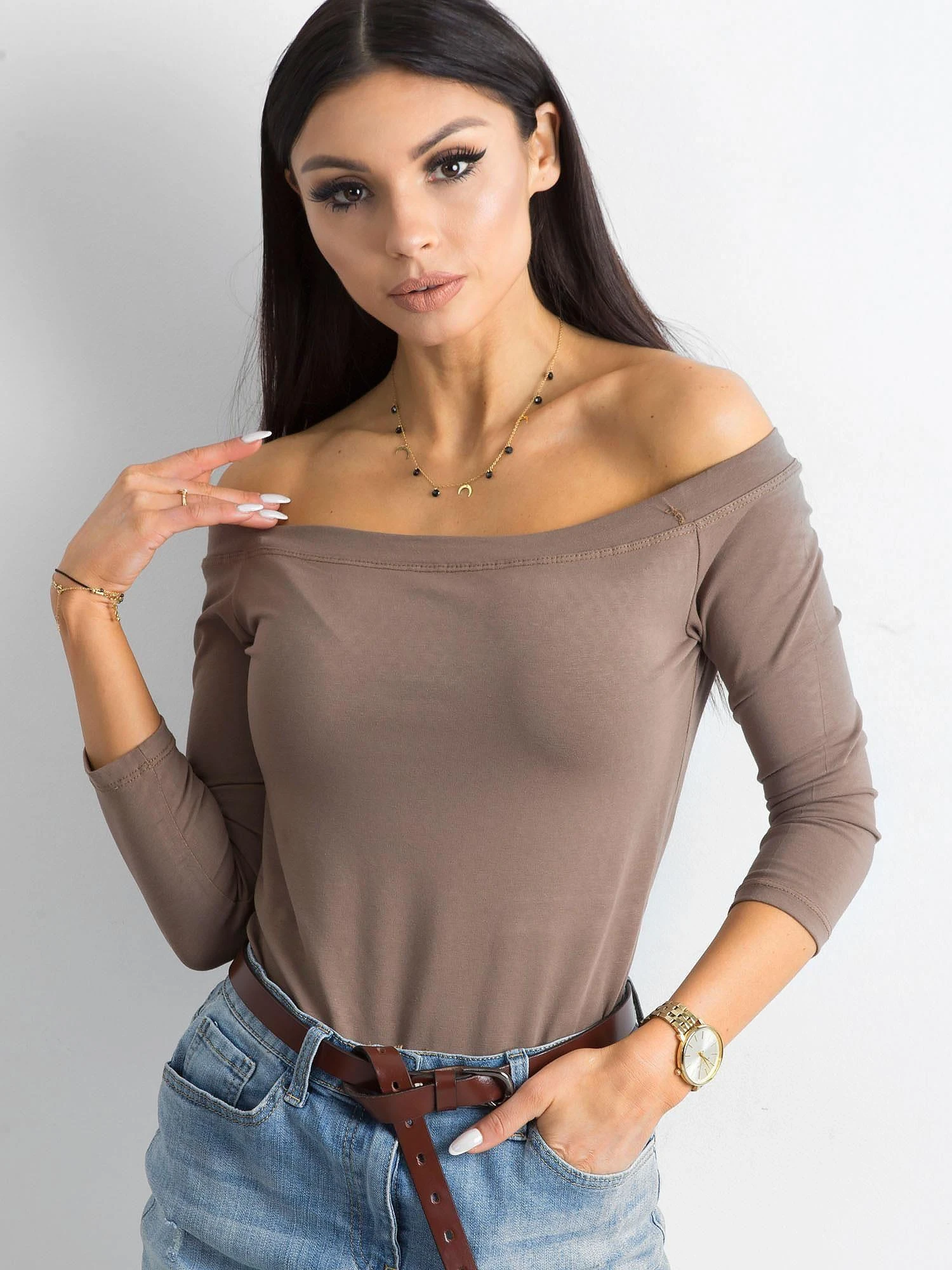 Basic Feel Good Palaidinė-RV-BZ-4692.99-ruda