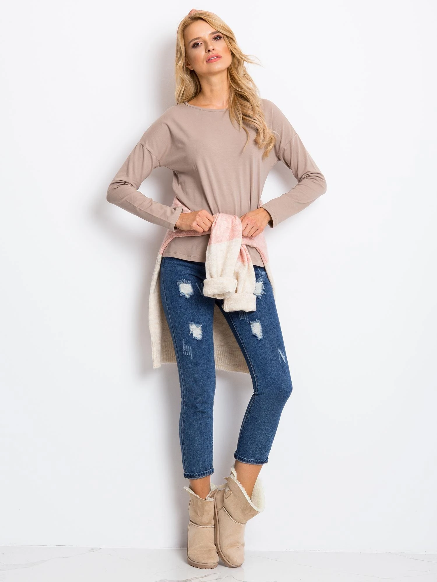 Basic Feel Good Palaidinė-RV-BZ-5121.23P-tamsiai smėlio spalvos