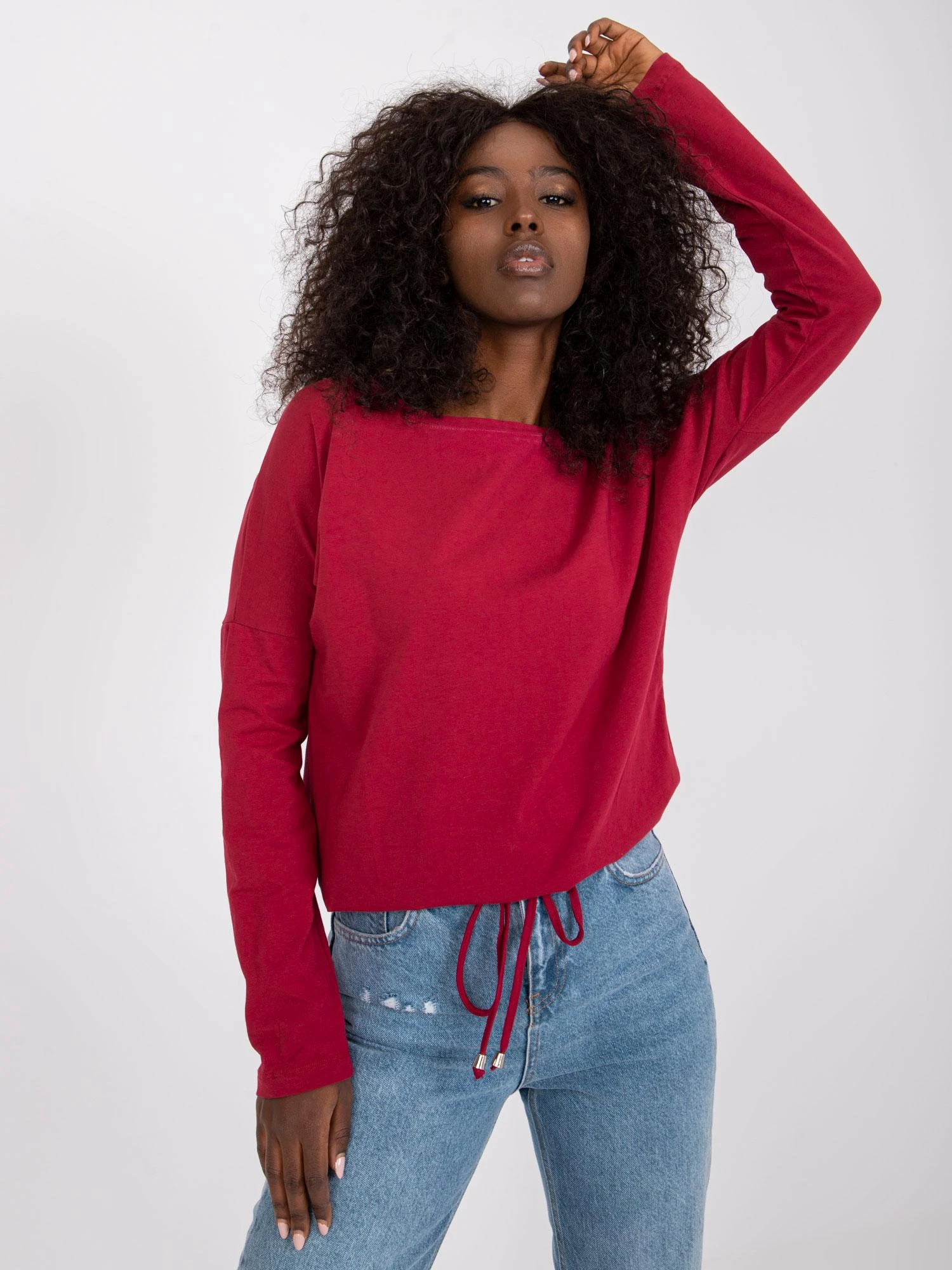 Basic Feel Good Palaidinė-RV-BZ-5122.08P-bordo