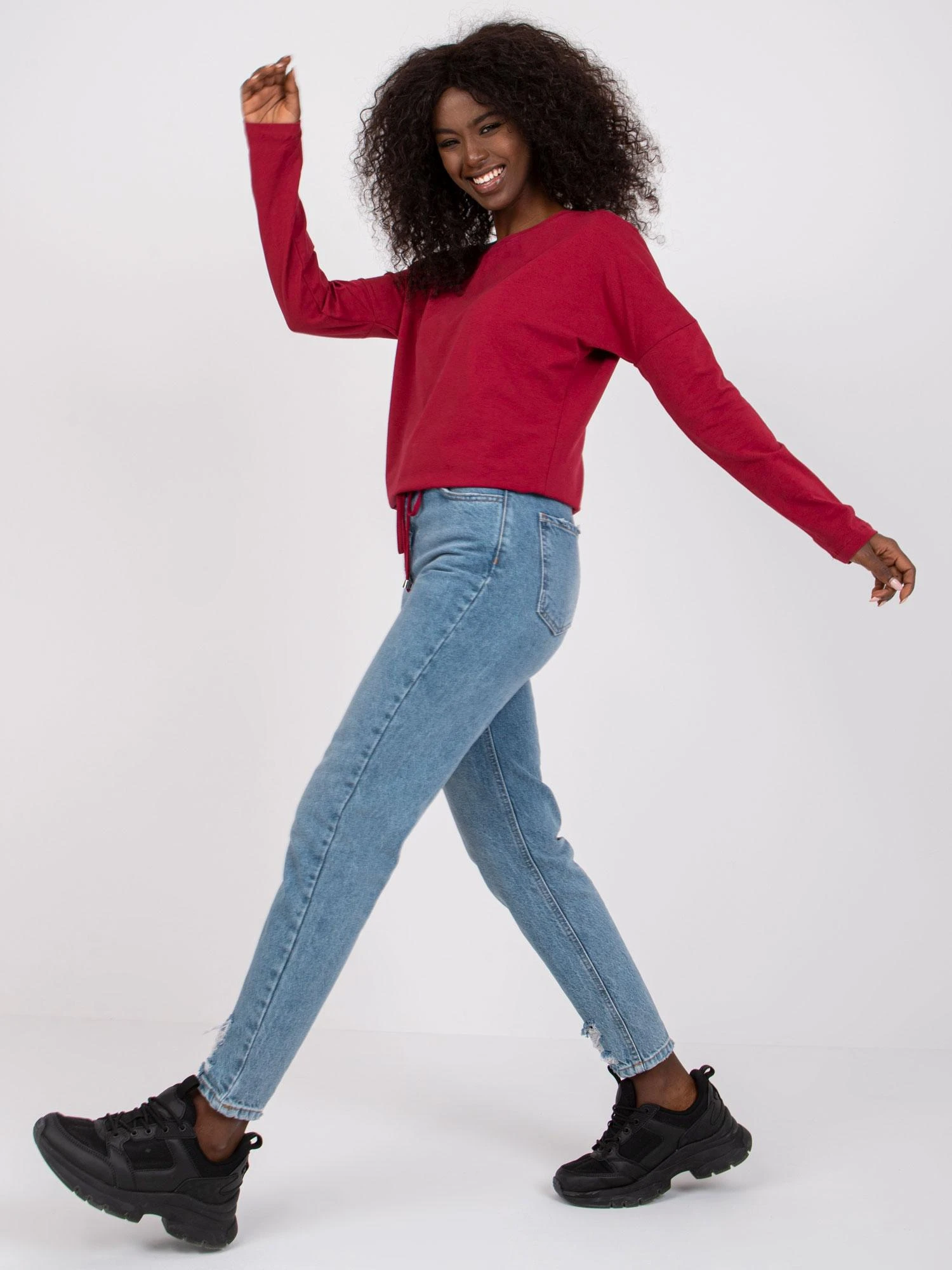 Basic Feel Good Palaidinė-RV-BZ-5122.08P-bordo