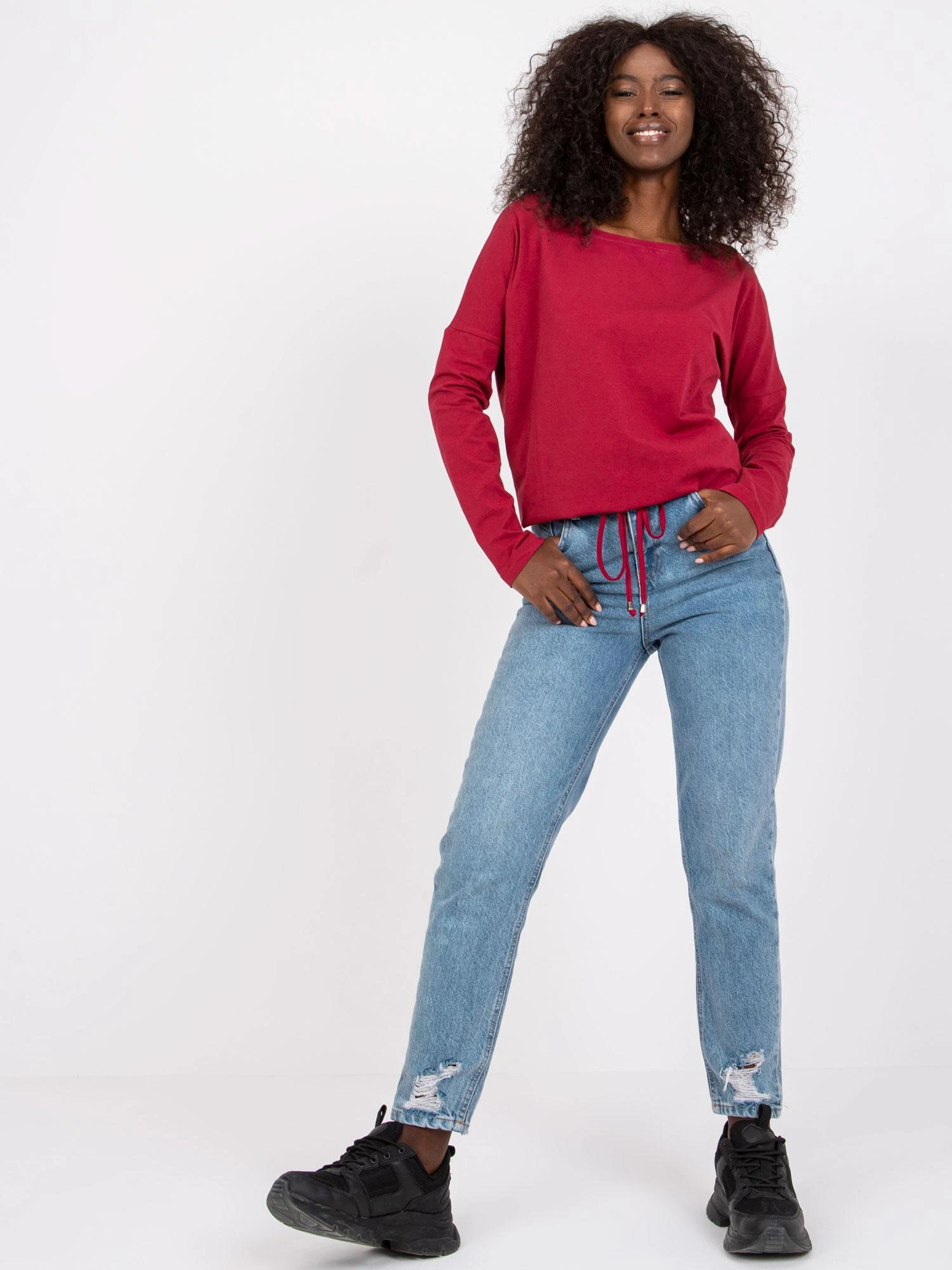Basic Feel Good Palaidinė-RV-BZ-5122.08P-bordo