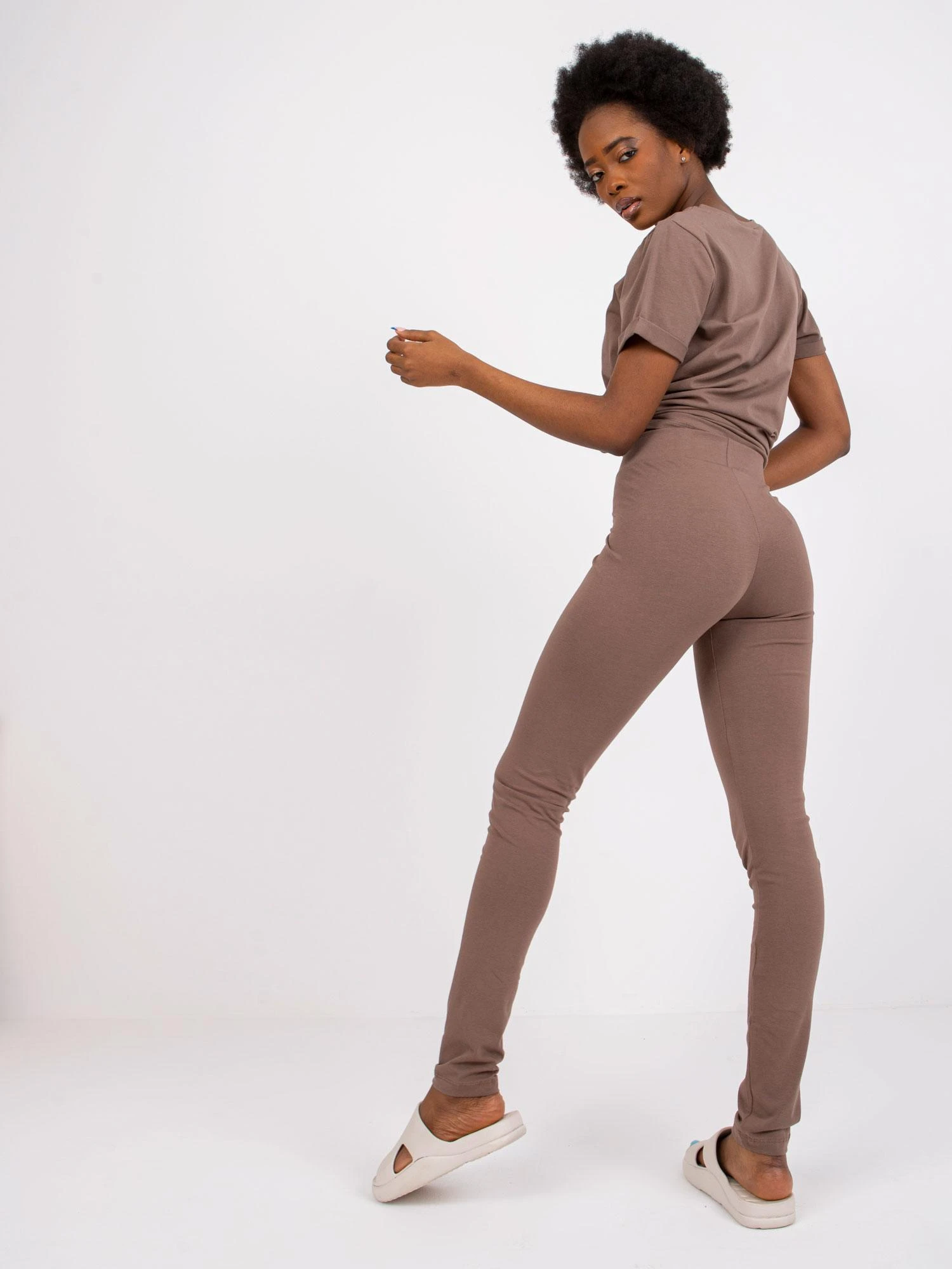 Basic Feel Good Tamprės moterims -RV-LG-2850.28P-rudos spalvos