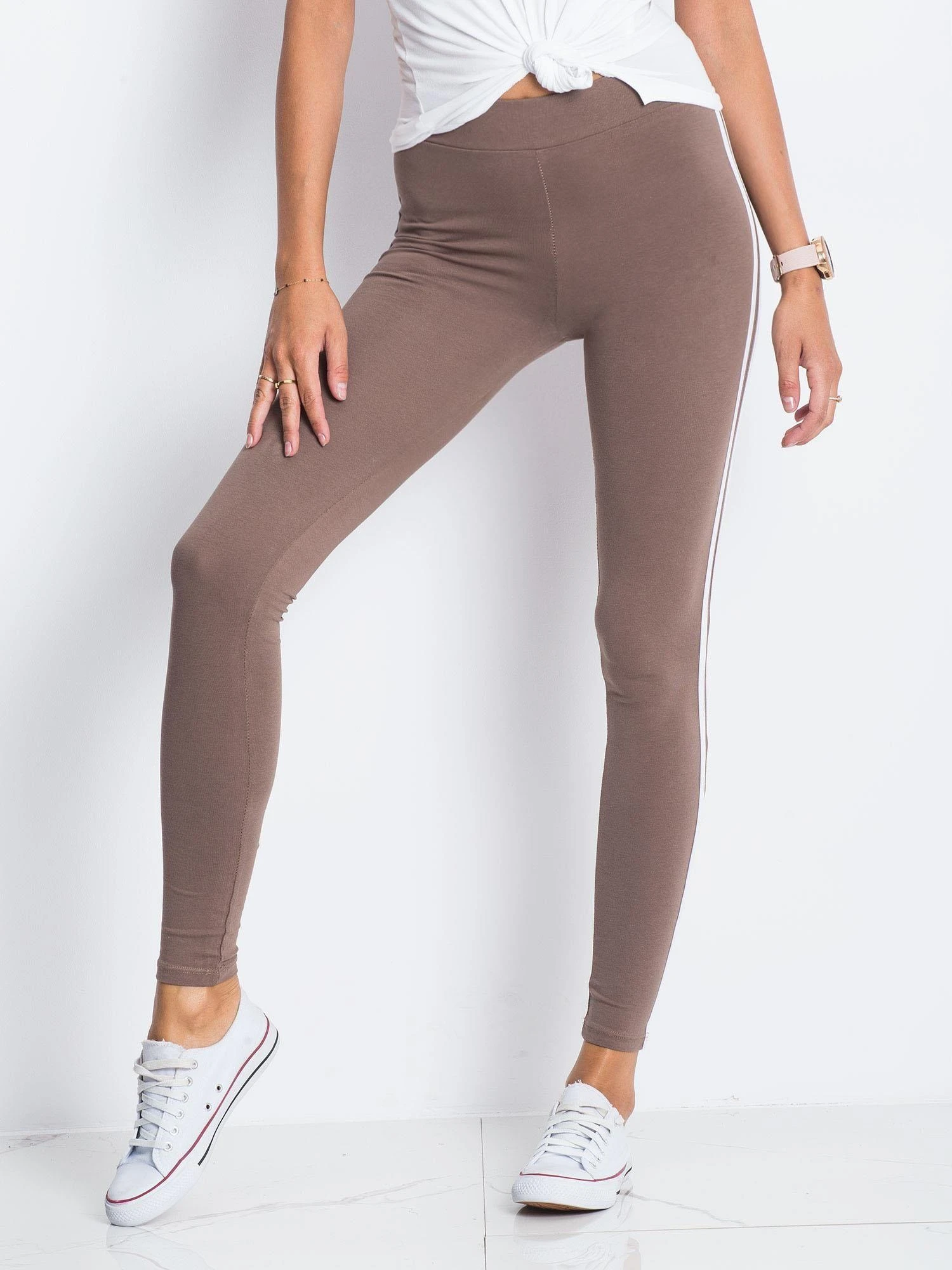 Basic Feel Good Tamprės moterims-RV-LG-4954.26-rudos spalvos