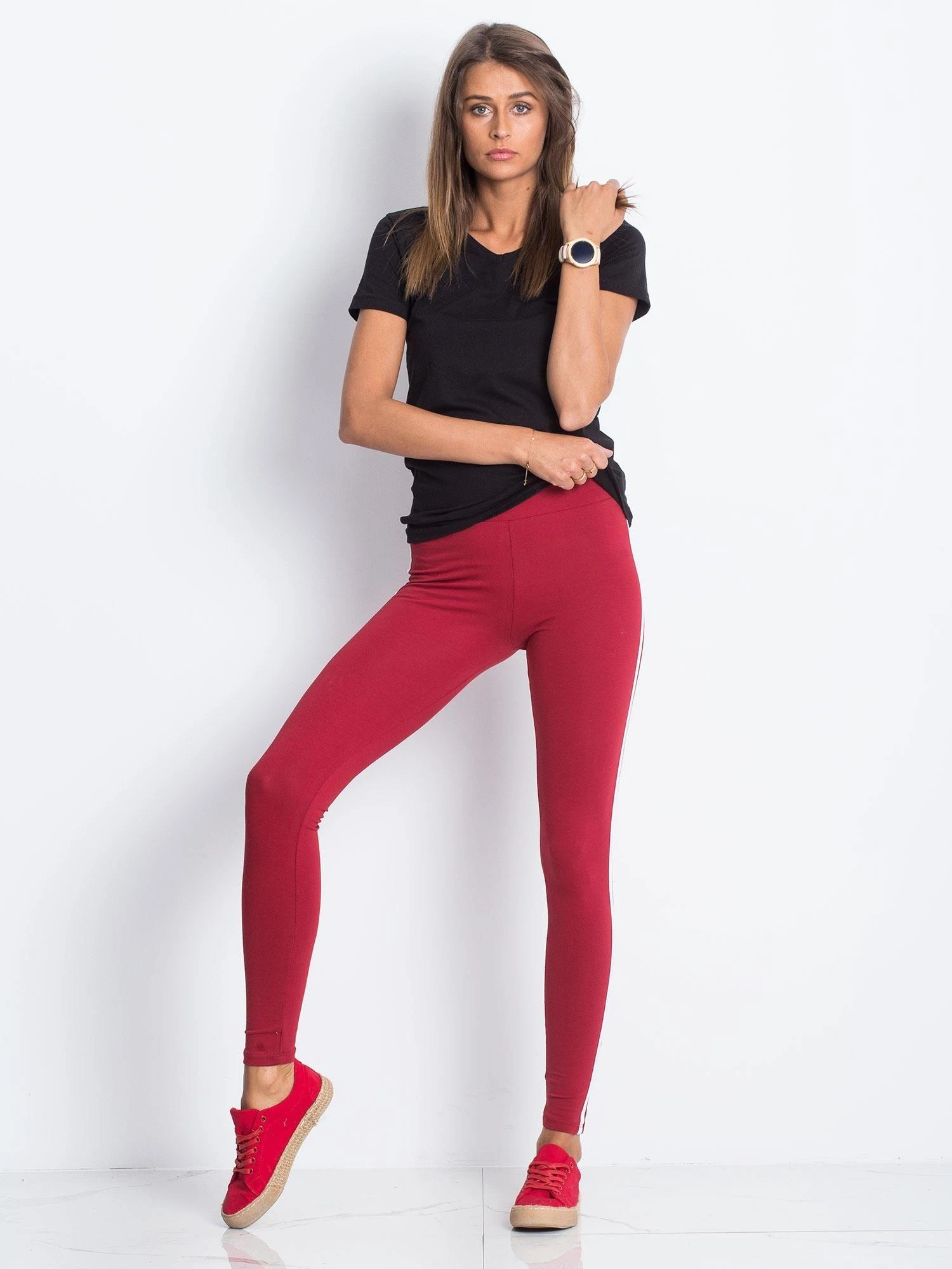 Basic Feel Good Tamprės moterims RV-LG-4954.53-bordo