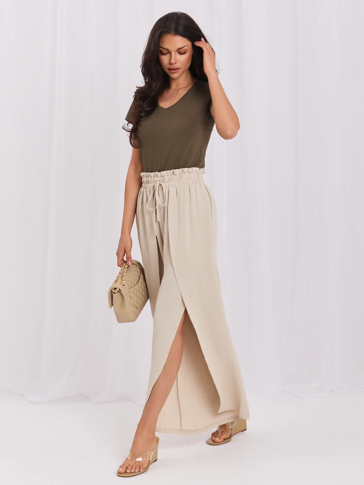 Basic Feel Good Marškinėliai-B-012.71P-khaki