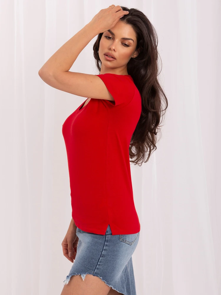 Basic Feel Good Marškinėliai-B-012.79P-raudona