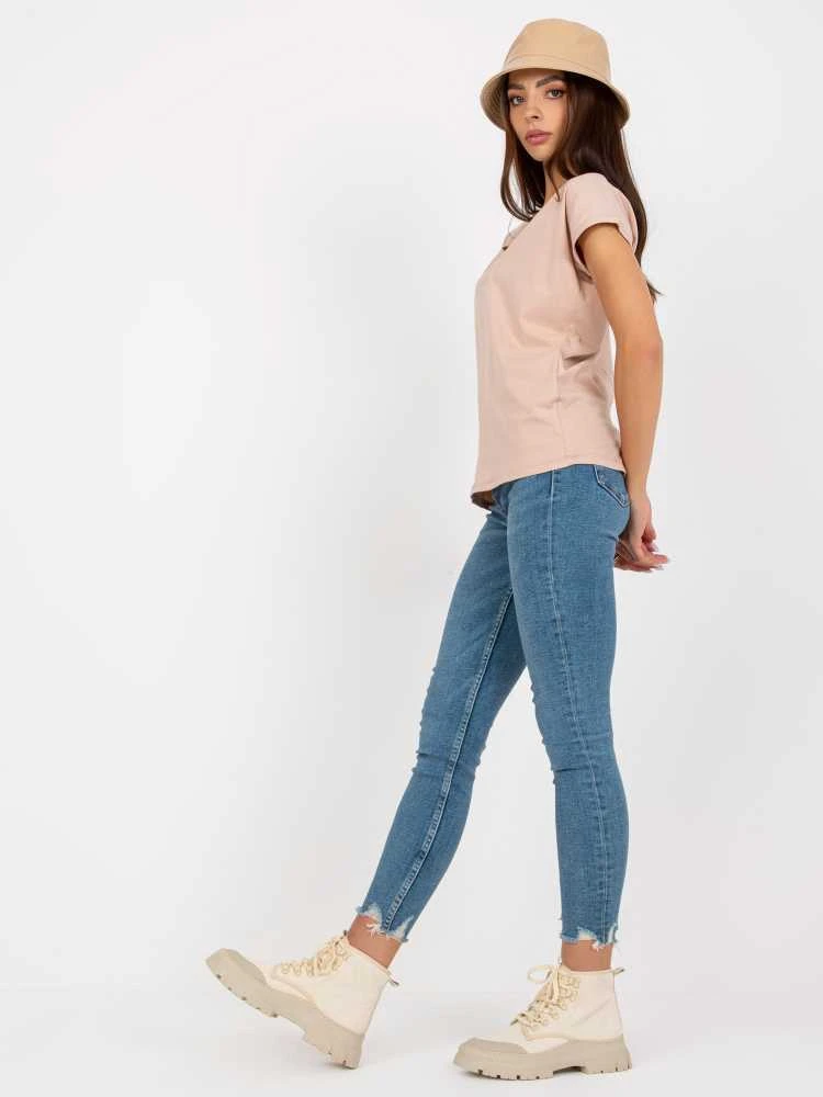 Basic Feel Good Marškinėliai-B-014.43-smėlio spalvos