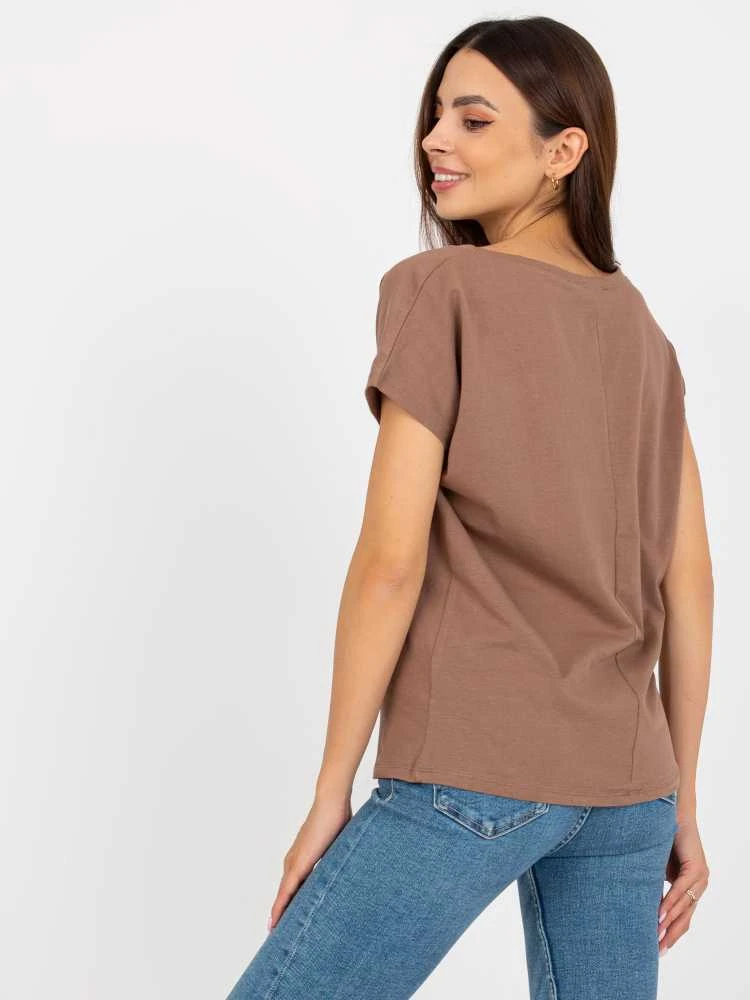 Basic Feel Good Marškinėliai-B-014.59-rudi