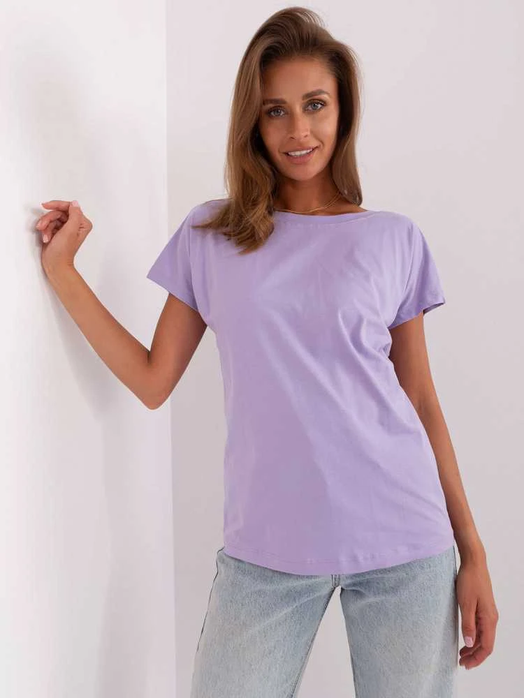 Basic Feel Good Marškinėliai-RV-TS-4662.03X - šviesiai violetinė