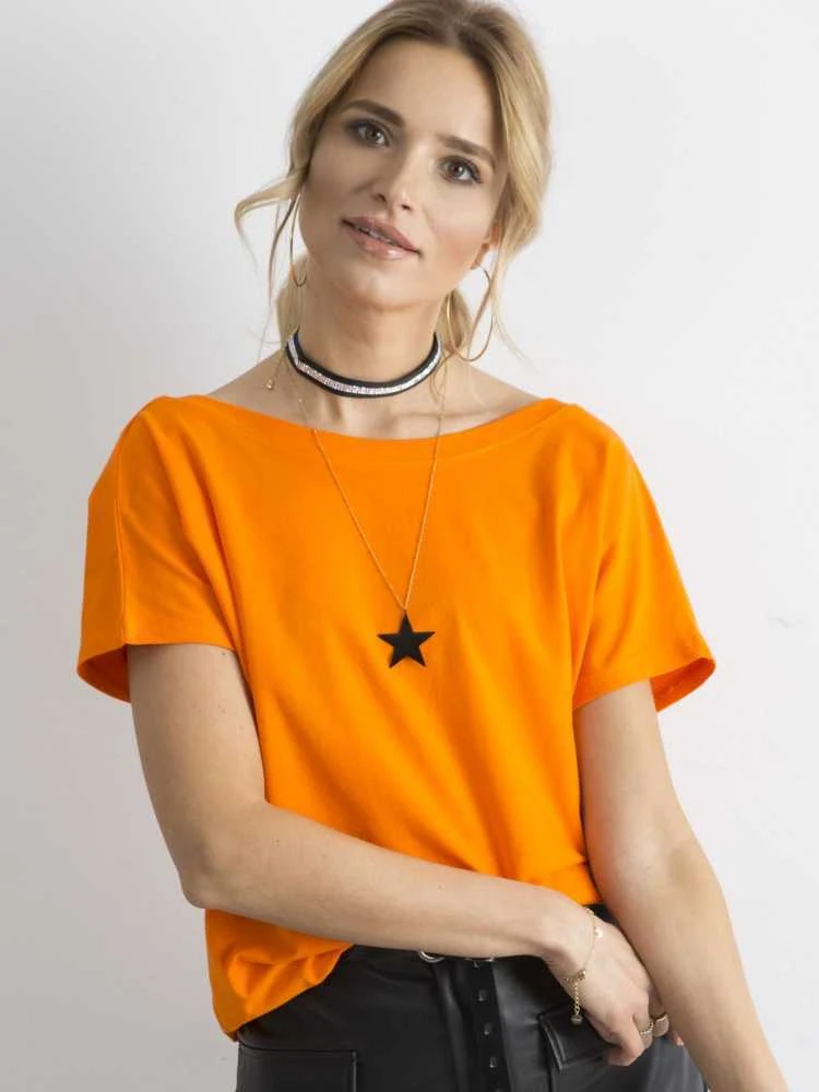 Basic Feel Good Marškinėliai-RV-TS-4662.26P-oranžiniai