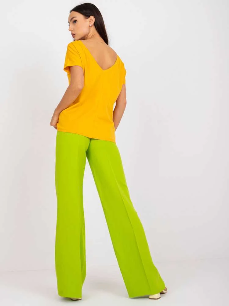 Basic Feel Good Marškinėliai-RV-TS-4662.86-tamsiai geltoni