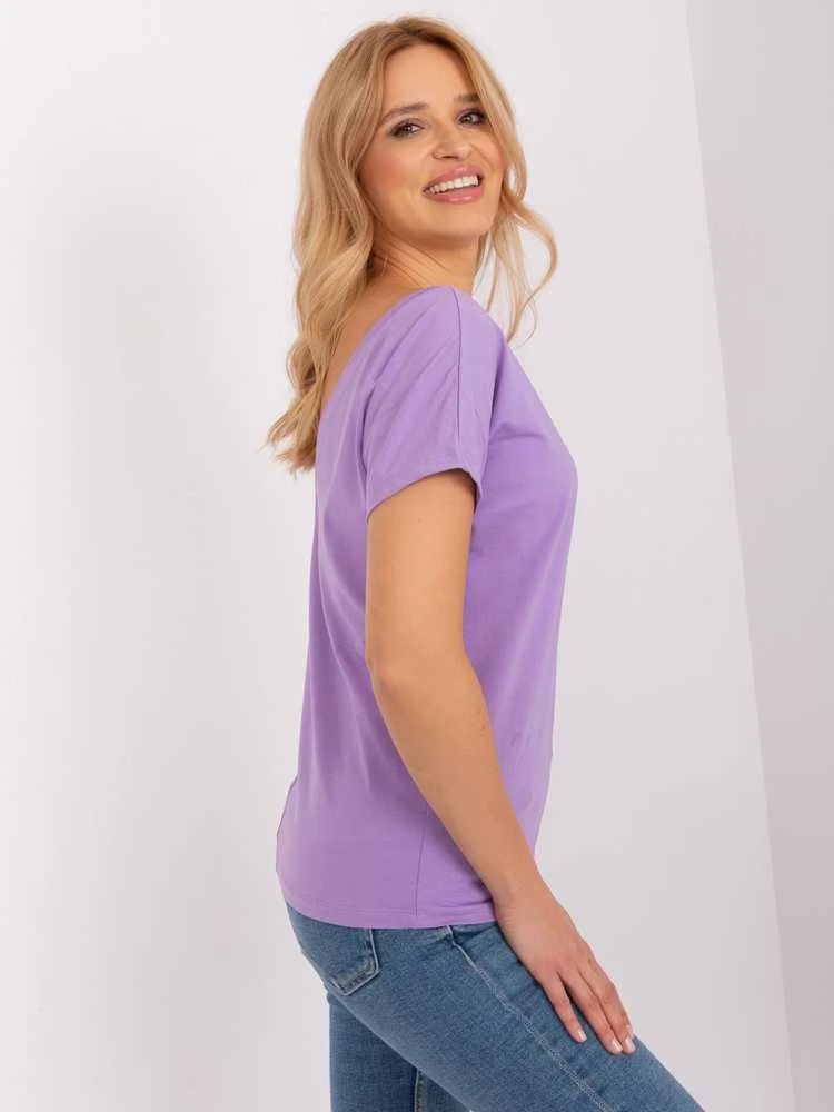 Basic Feel Good Marškinėliai-RV-TS-4662.99-šviesiai violetinė
