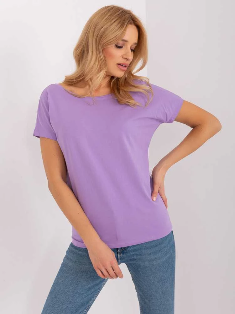 Basic Feel Good Marškinėliai-RV-TS-4662.99-šviesiai violetinė