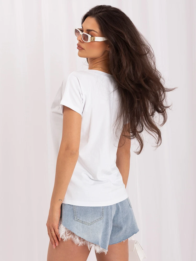 Basic Feel Good Marškinėliai-RV-TS-4832.33P-balti