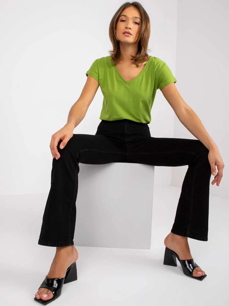 Basic Feel Good Marškinėliai-RV-TS-4832.42P-šviesiai žalia