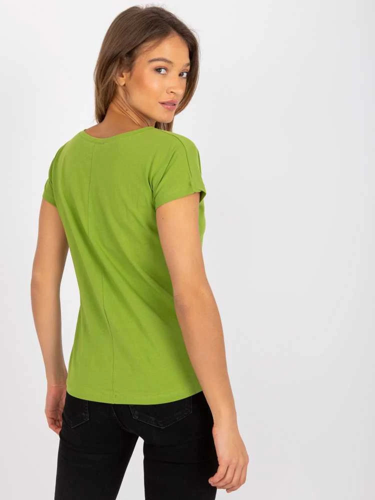 Basic Feel Good Marškinėliai-RV-TS-4832.42P-šviesiai žalia