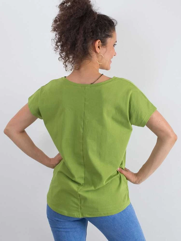 Basic Feel Good Marškinėliai-RV-TS-4832.42P-šviesiai žalia
