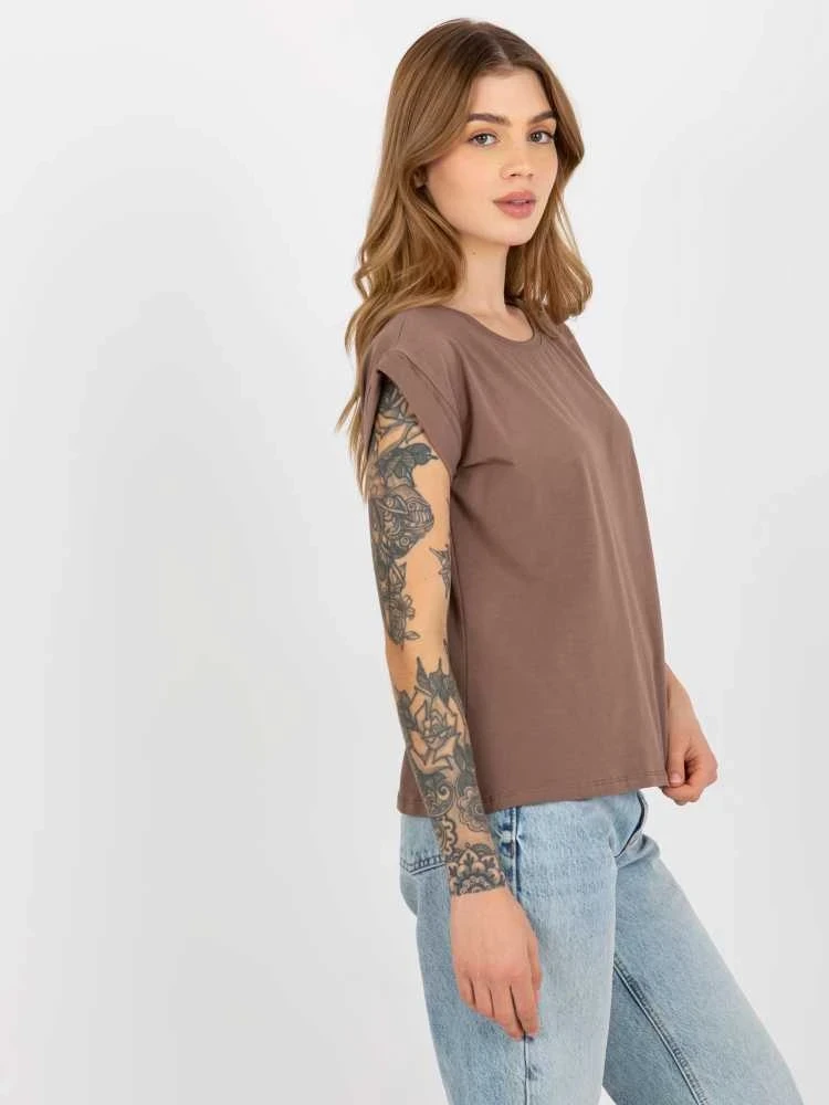 Basic Feel Good Marškinėliai-RV-TS-4833.36X-rudi