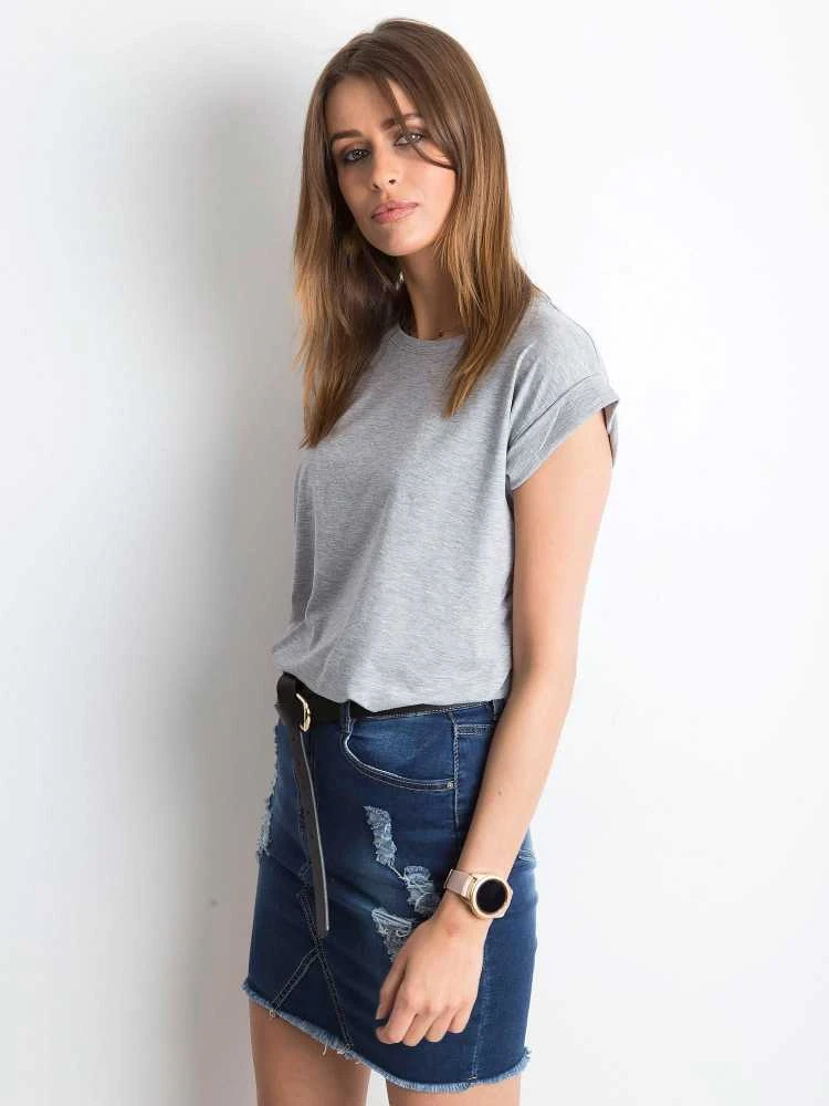 Basic Feel Good Marškinėliai-RV-TS-4833.44P-pilka