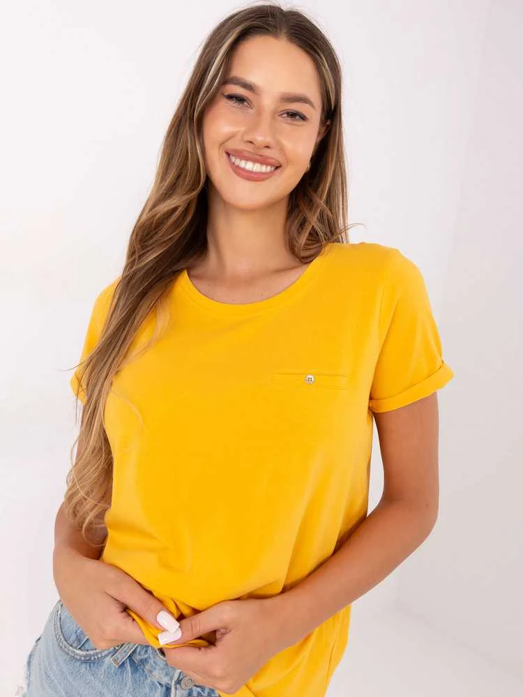 Basic Feel Good Marškinėliai-RV-TS-4838.14P-šviesiai oranžinė