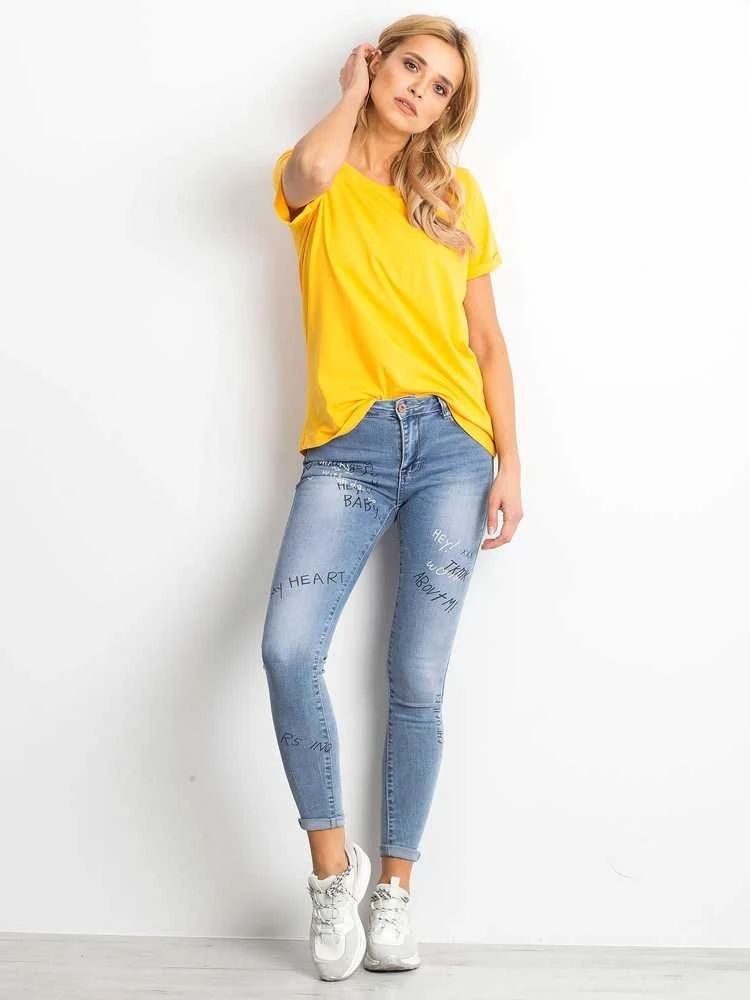 Basic Feel Good Marškinėliai-RV-TS-4838.14P-šviesiai oranžinė