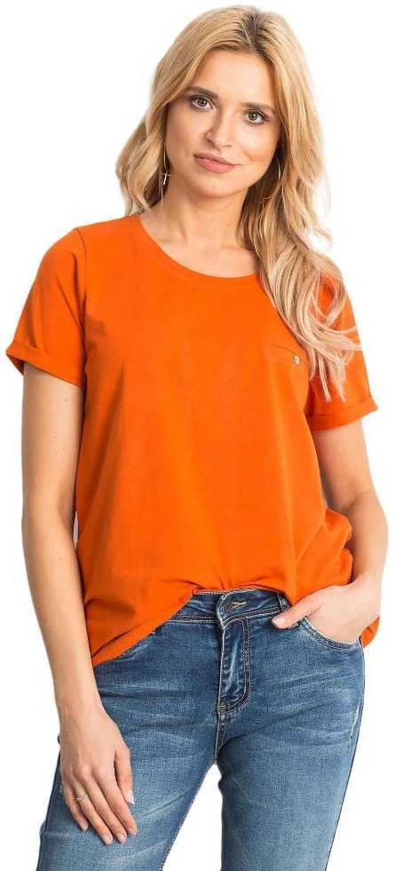 Basic Feel Good Marškinėliai-RV-TS-4838.51P-tamsiai oranžiniai