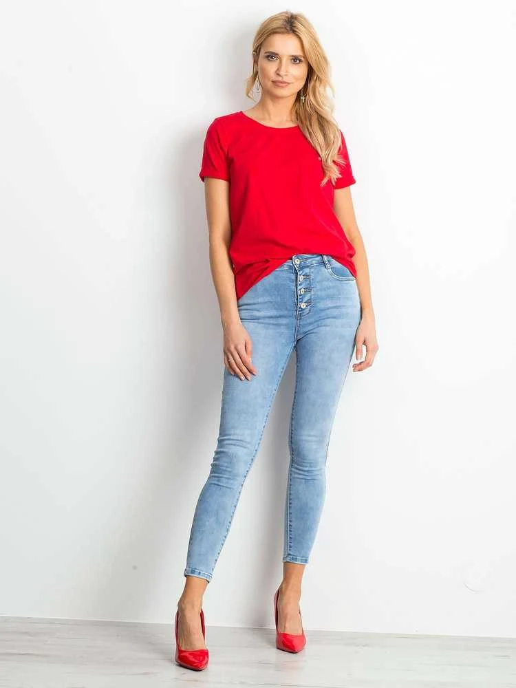 Basic Feel Good Marškinėliai-RV-TS-4838.68P-raudona