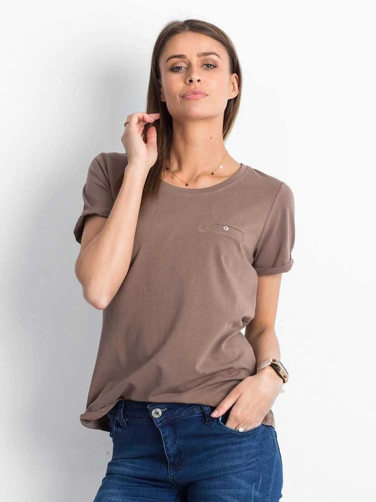 Basic Feel Good Marškinėliai-RV-TS-4838.73P-rudi
