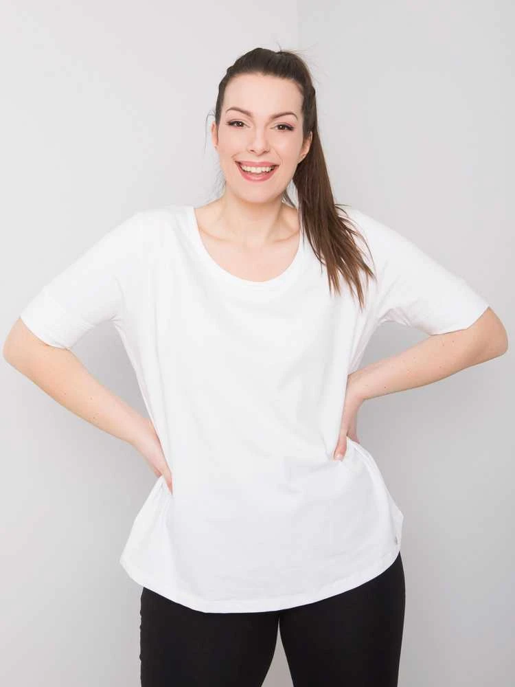 Basic Feel Good Marškinėliai-RV-TS-6330.92P-balti
