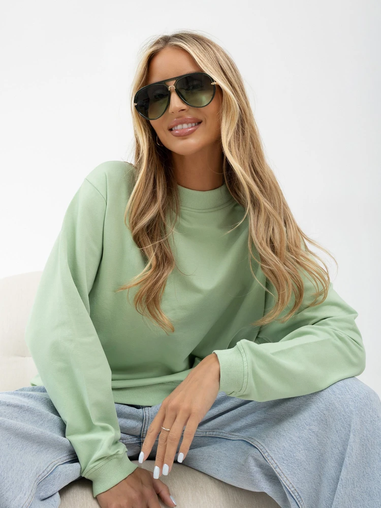 Basic Feel Good Megztinis-AP-BL-A-R001-pistacijos