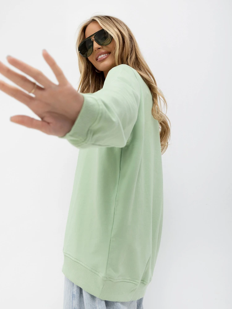 Basic Feel Good Megztinis-AP-BL-A-R001-pistacijos