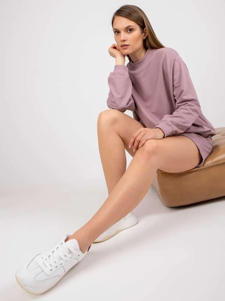 Basic Feel Good Megztinis-AP-BL-A-R001-tamsiai rožinis