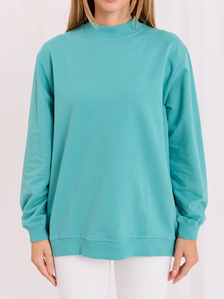 Basic Feel Good Megztinis-AP-BL-A-R001-turkis