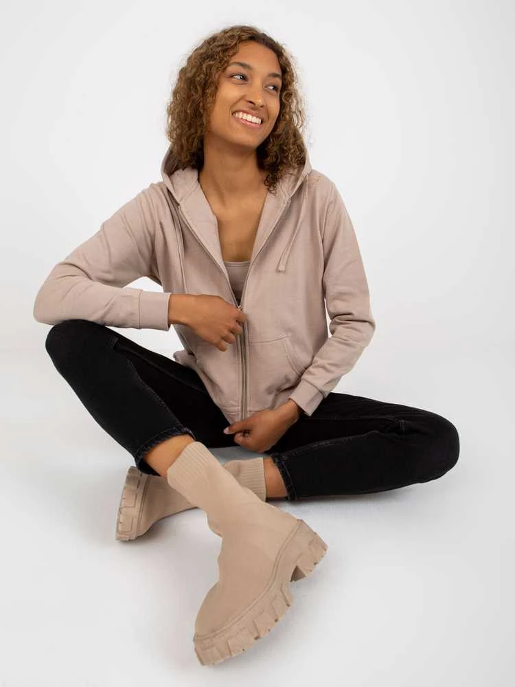 Basic Feel Good Megztinis-B-002.65-tamsiai smėlio spalvos