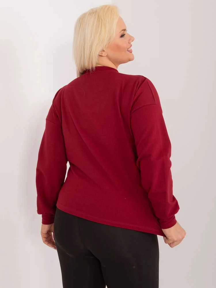 Basic Feel Good Megztinis-RV-BL-6317.94-bordo