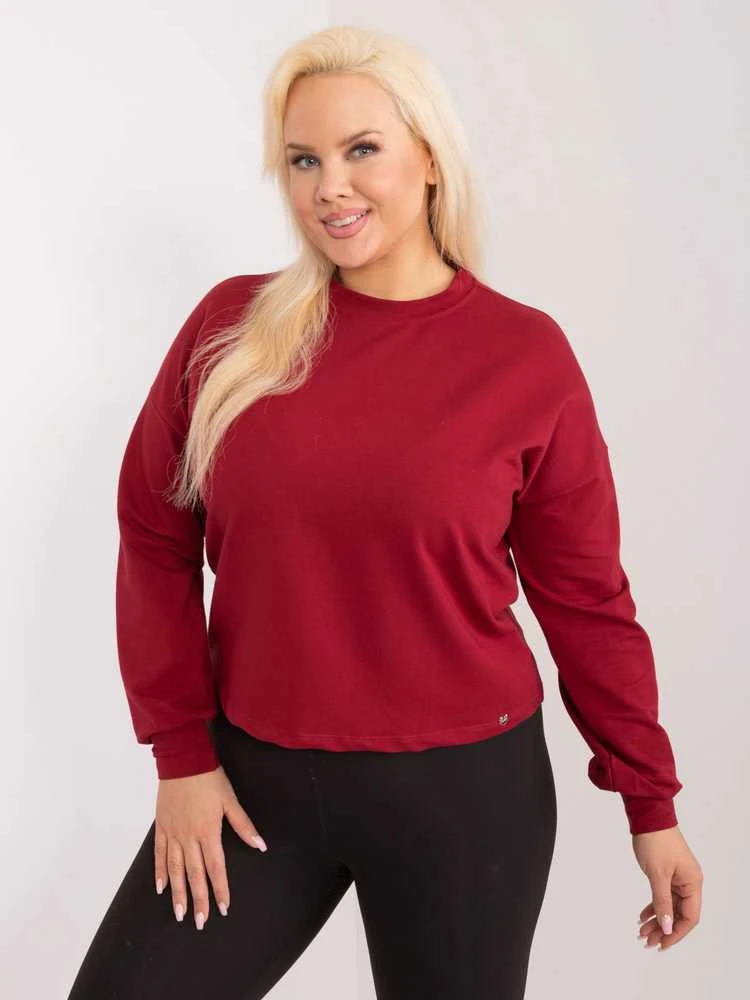 Basic Feel Good Megztinis-RV-BL-6317.94-bordo