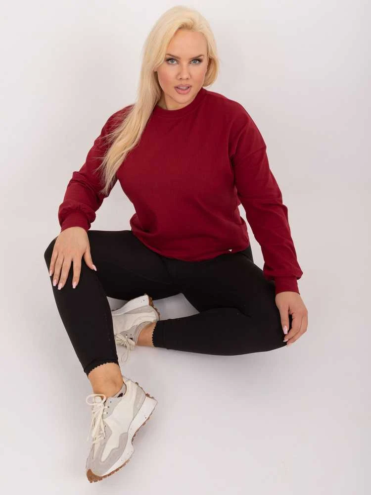 Basic Feel Good Megztinis-RV-BL-6317.94-bordo