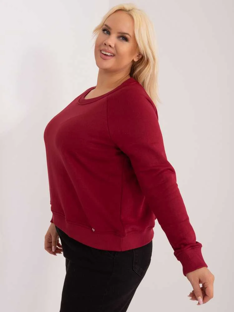 Basic Feel Good Megztinis-RV-BL-6326.02X-bordo